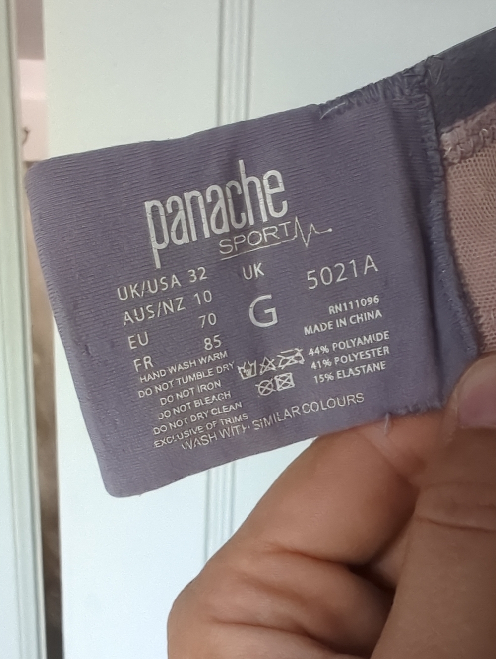 Panache High Impact Wired Sports Bra 5021A - Picture 6 of 6